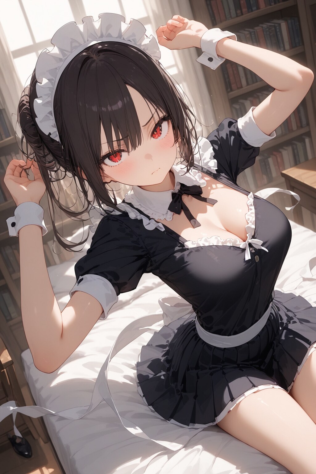 ほら、着たわよメイド服