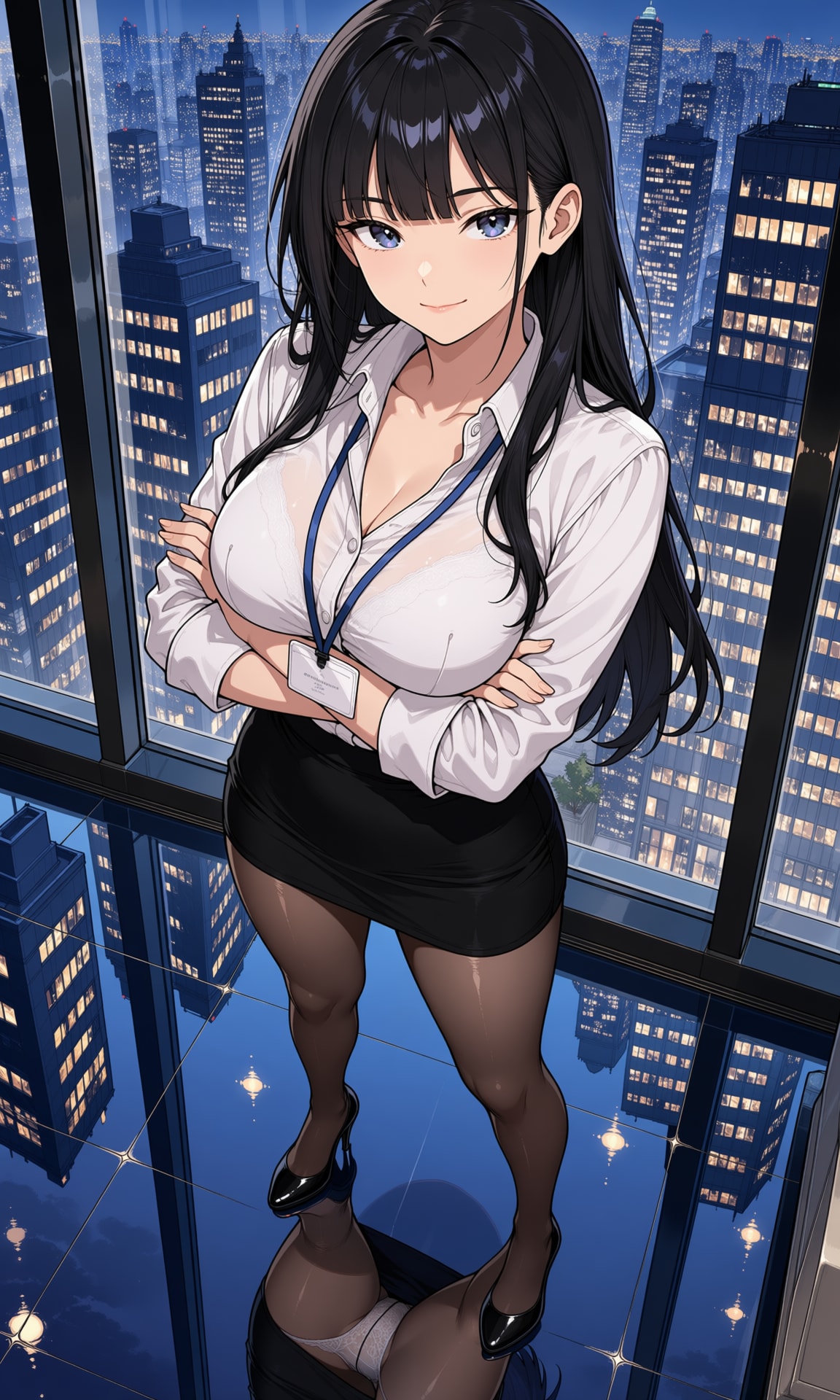 反射チラ