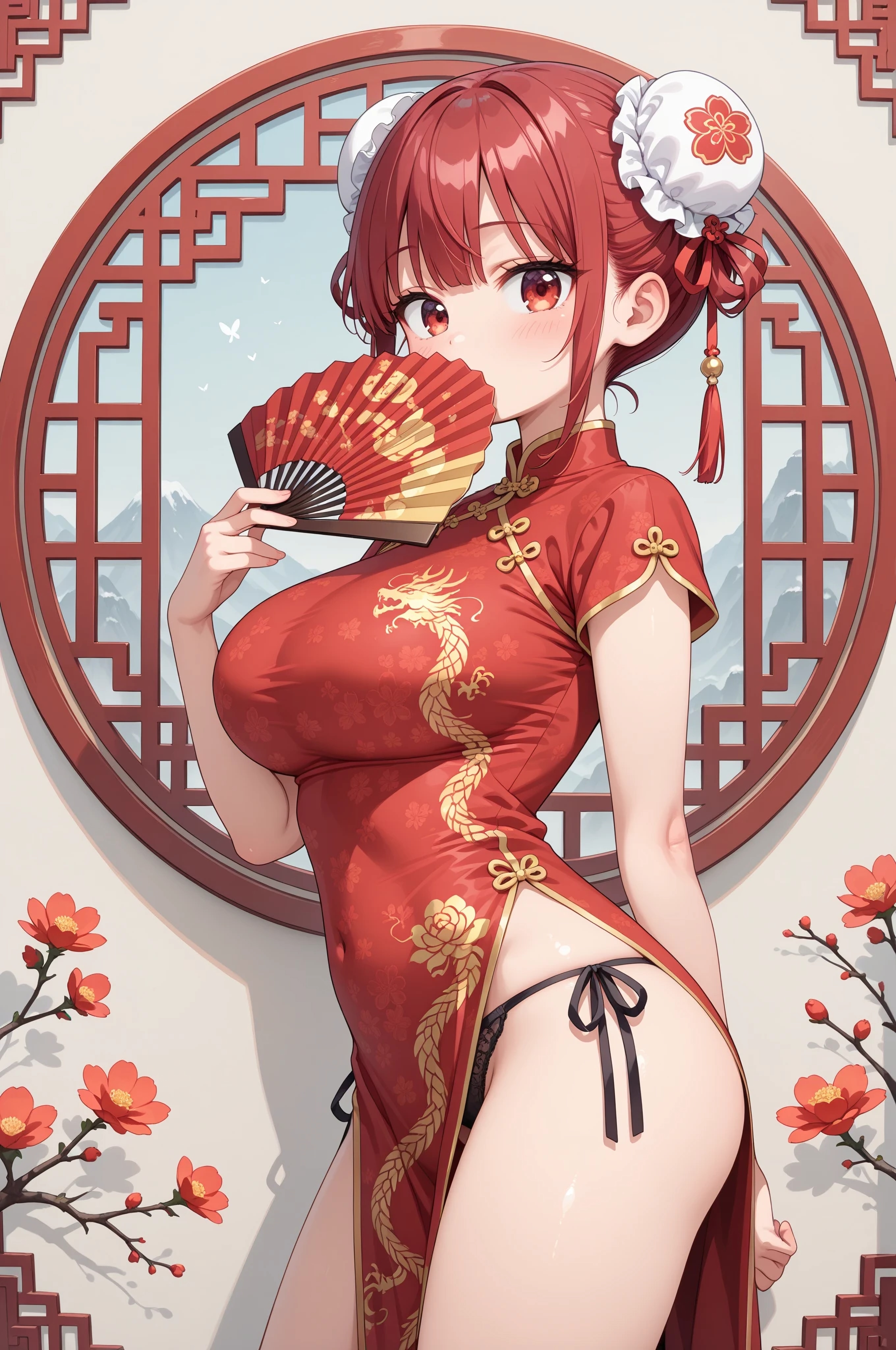 スリットパンチラ