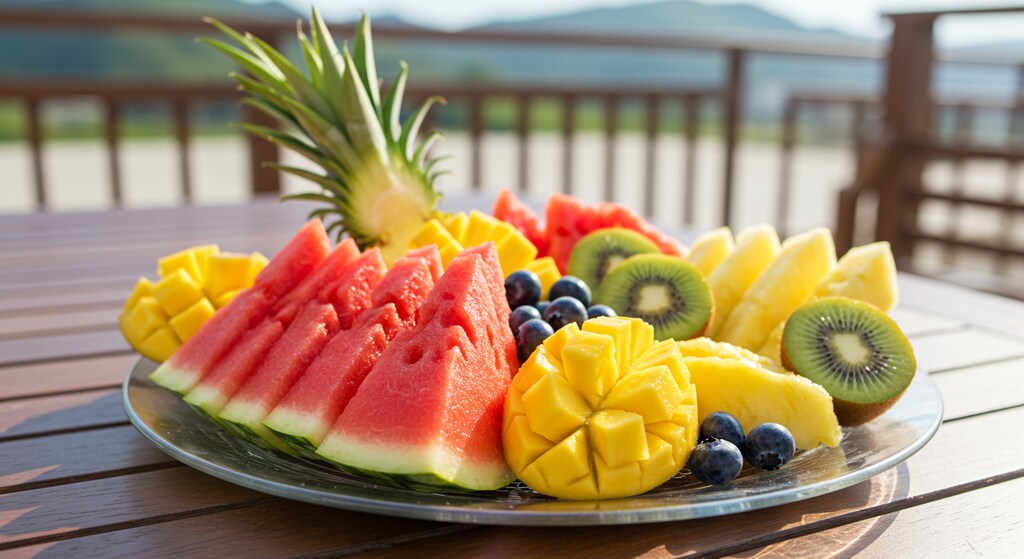 夏のフルーツのも盛り合わせ