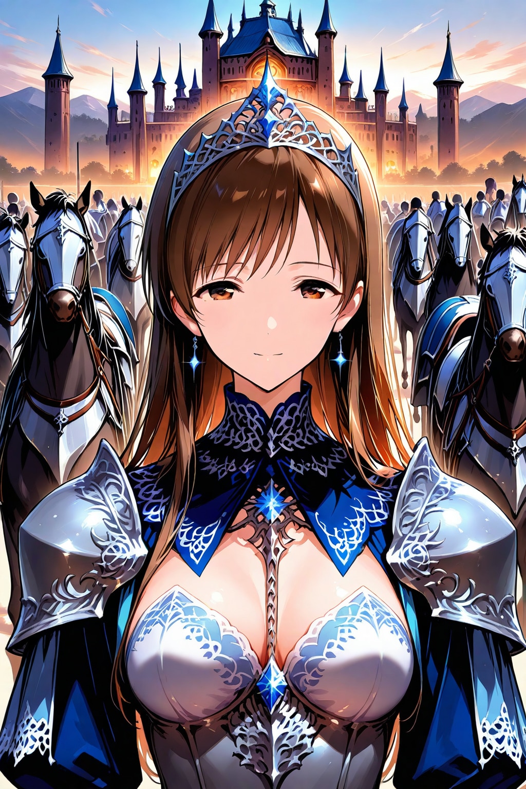 騎士装備の新田さん