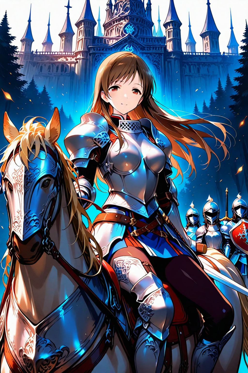 騎士装備の新田さん