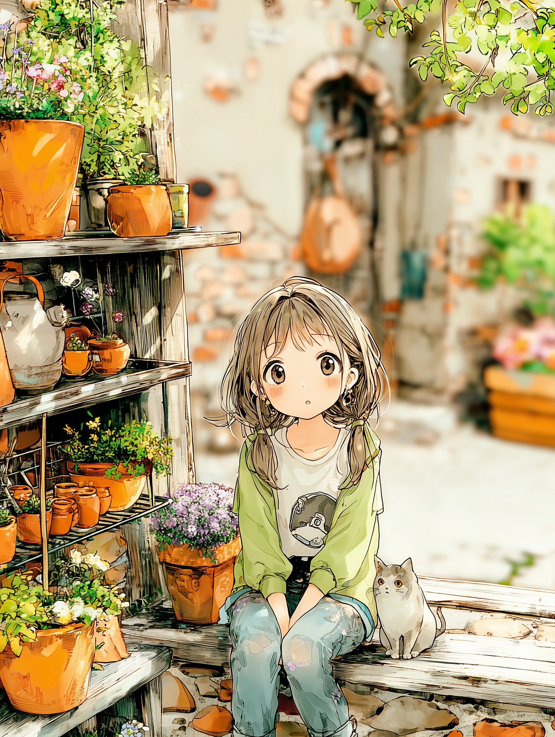 🪴 ねえ、今日はどんな一日になるかな | の人気AIイラスト・グラビア