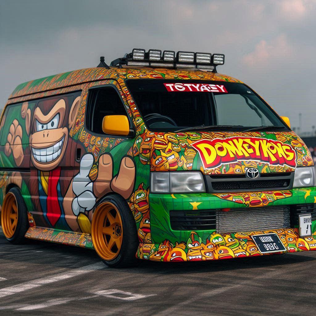 ドンキーコング痛車 | の人気AIイラスト・グラビア