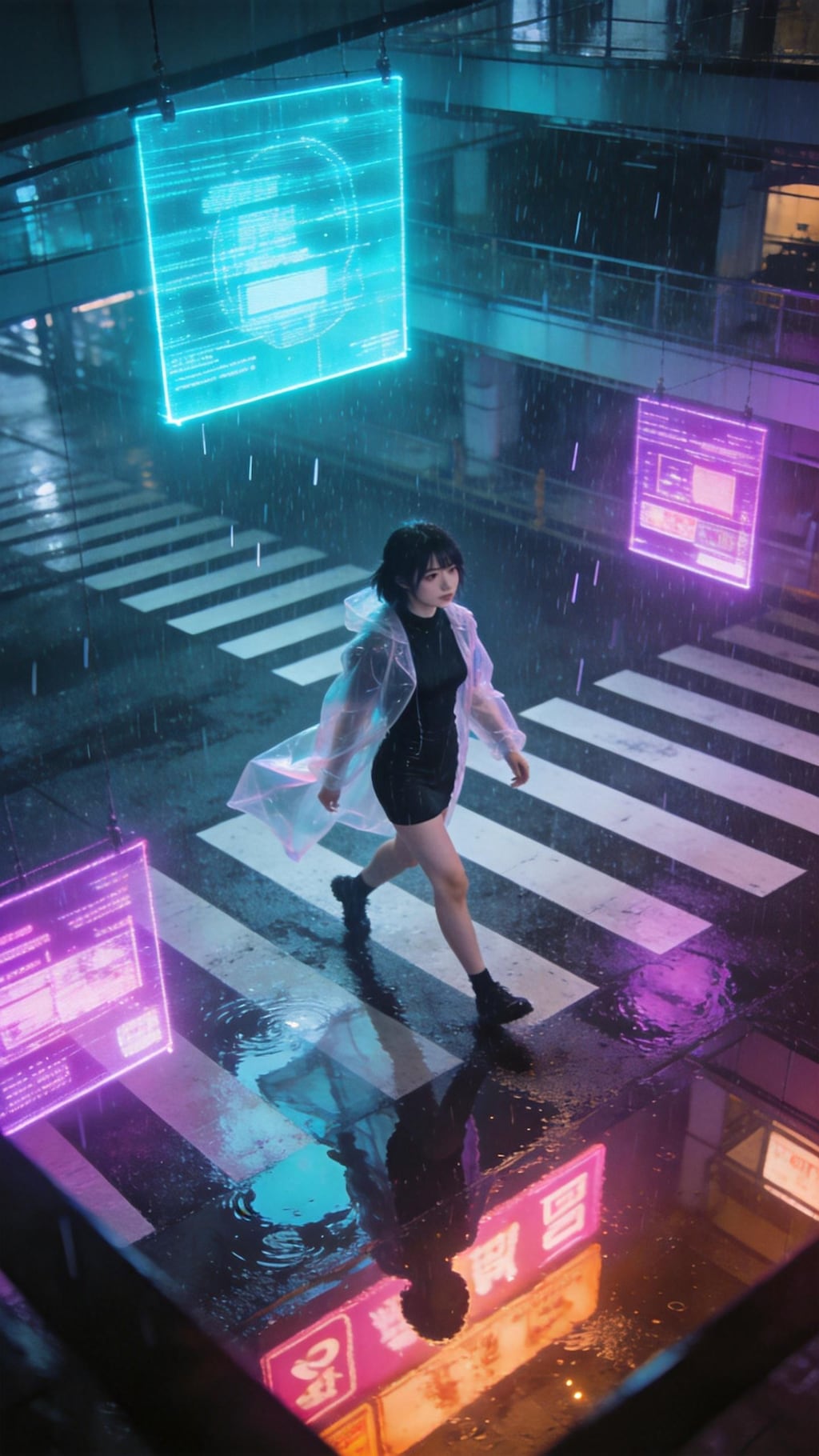 Neon Reflections
