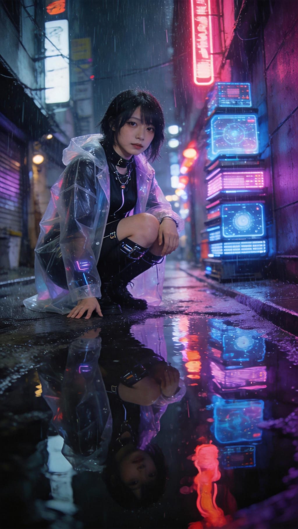 Neon Reflections