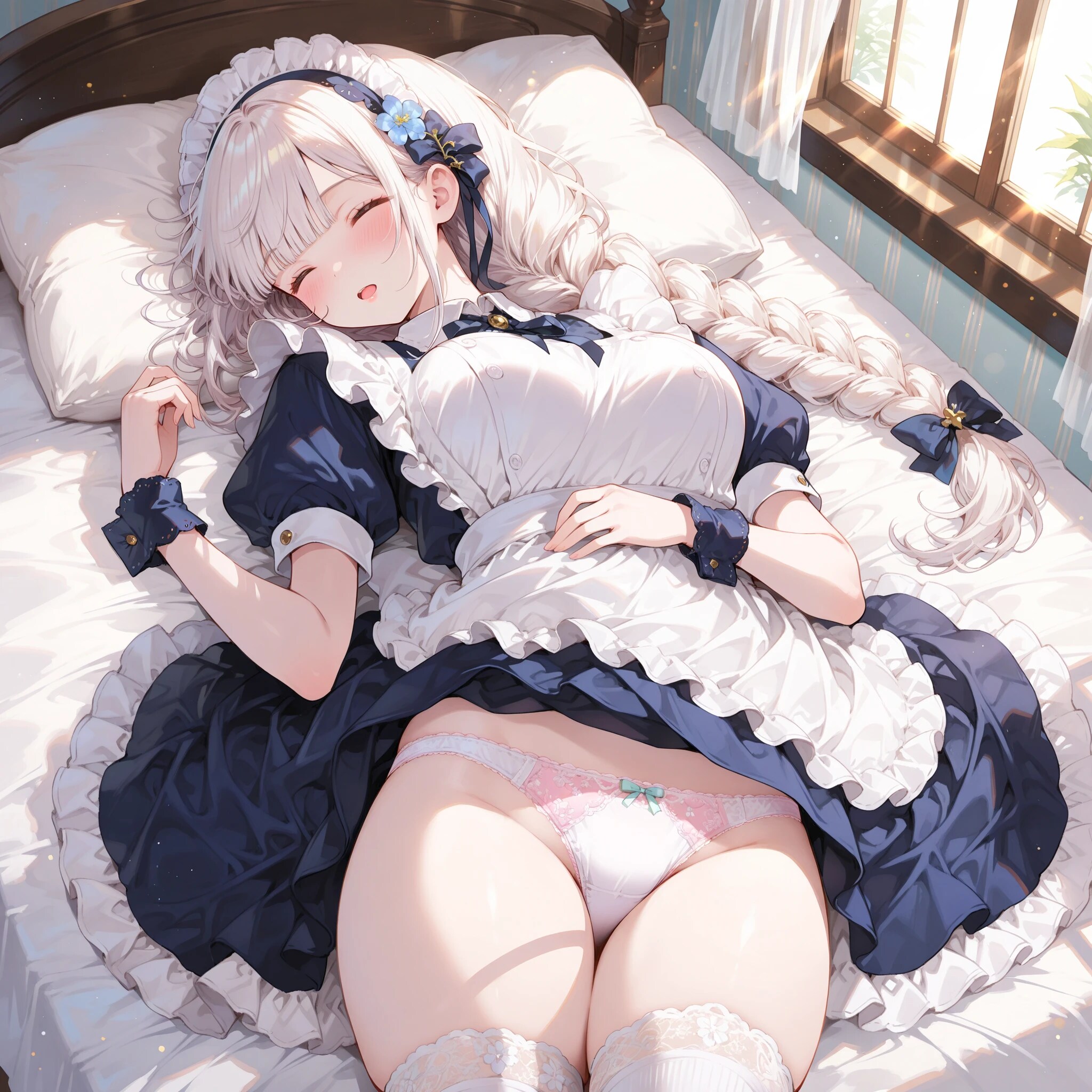 寝ているあの子の下着チェック