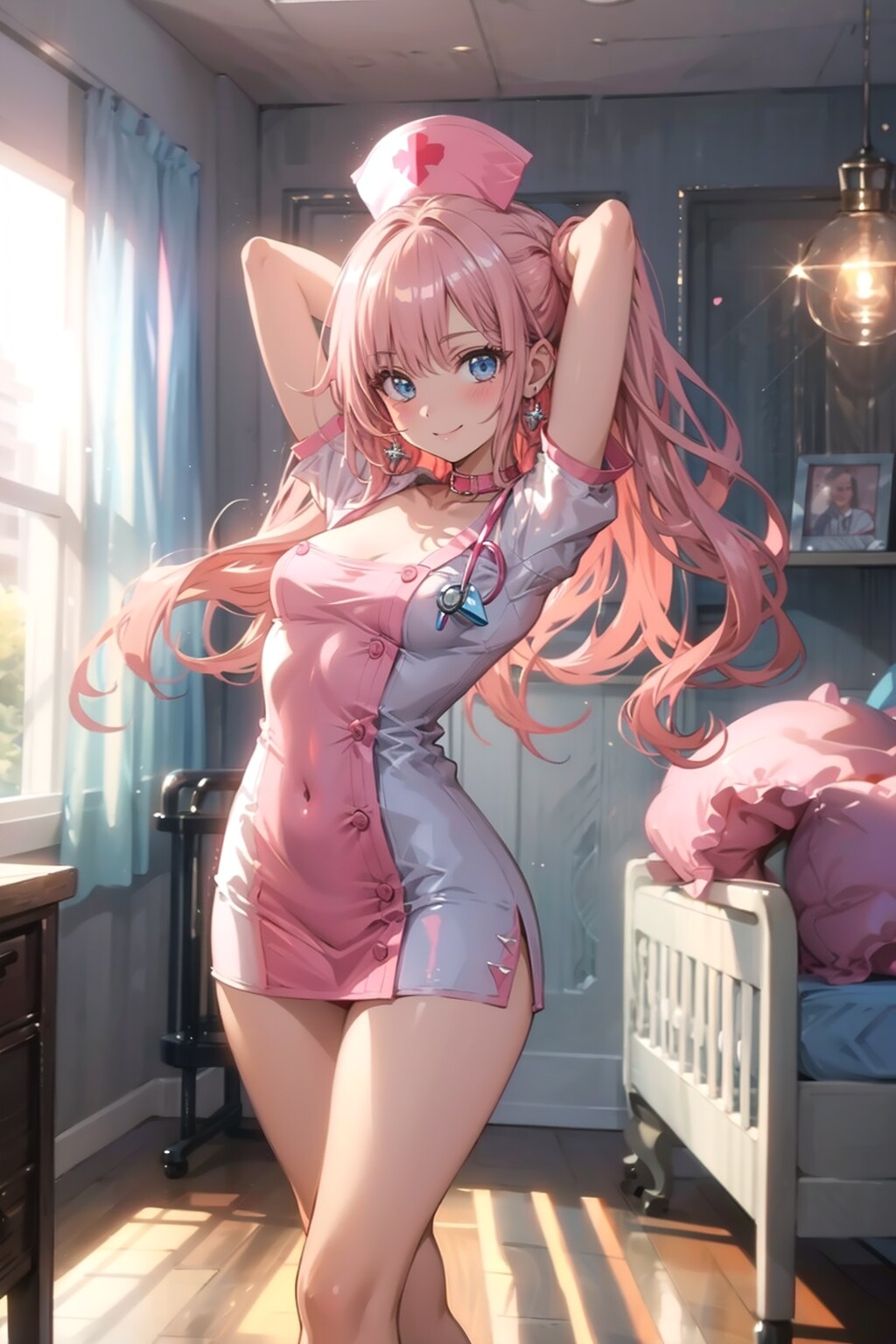 別のお仕事してそうなナースっぽい魔法少女 | の人気AIイラスト・グラビア