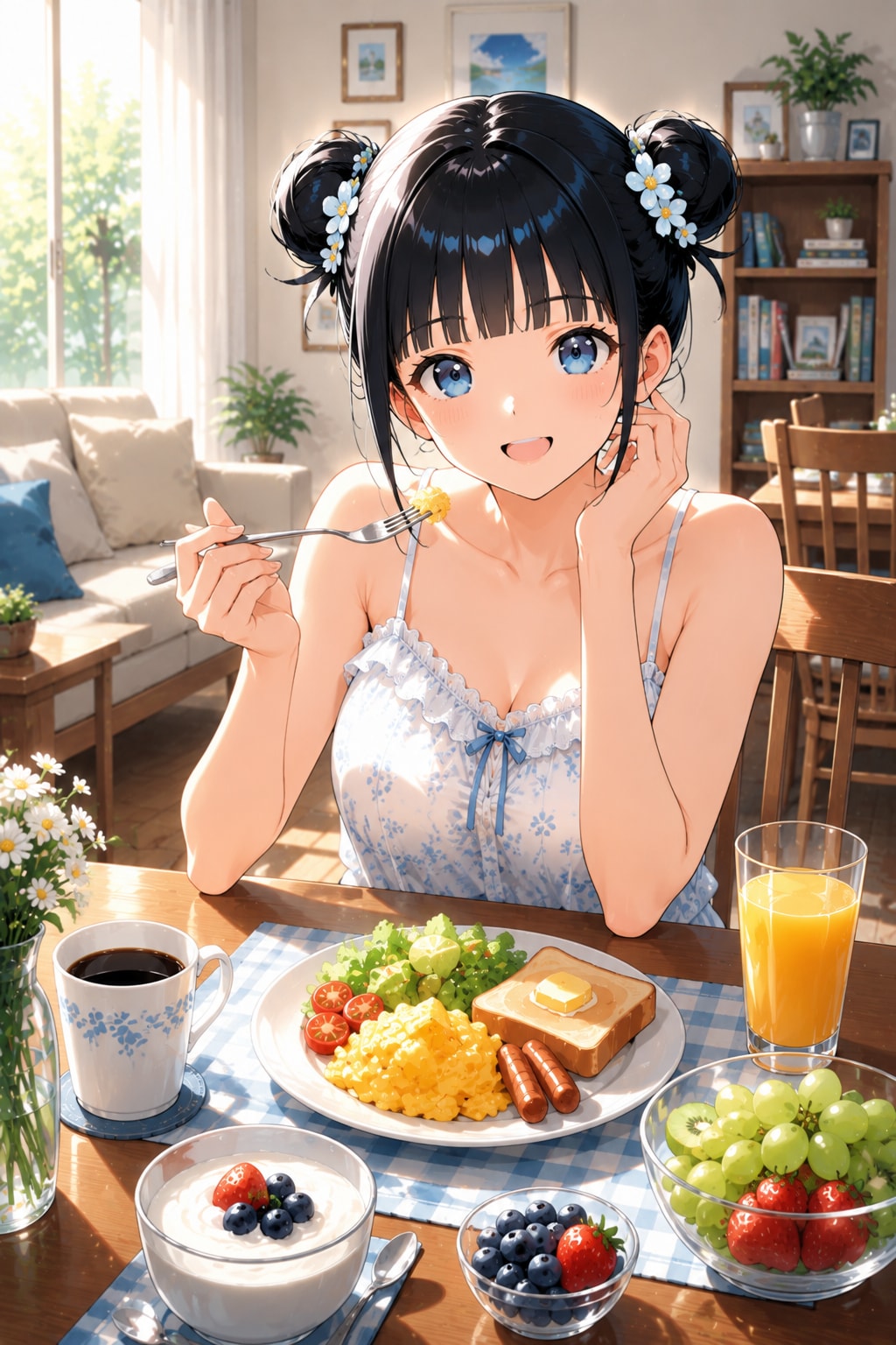 おだんごちゃん🍡✨と朝ごはん🍚✨　7/22