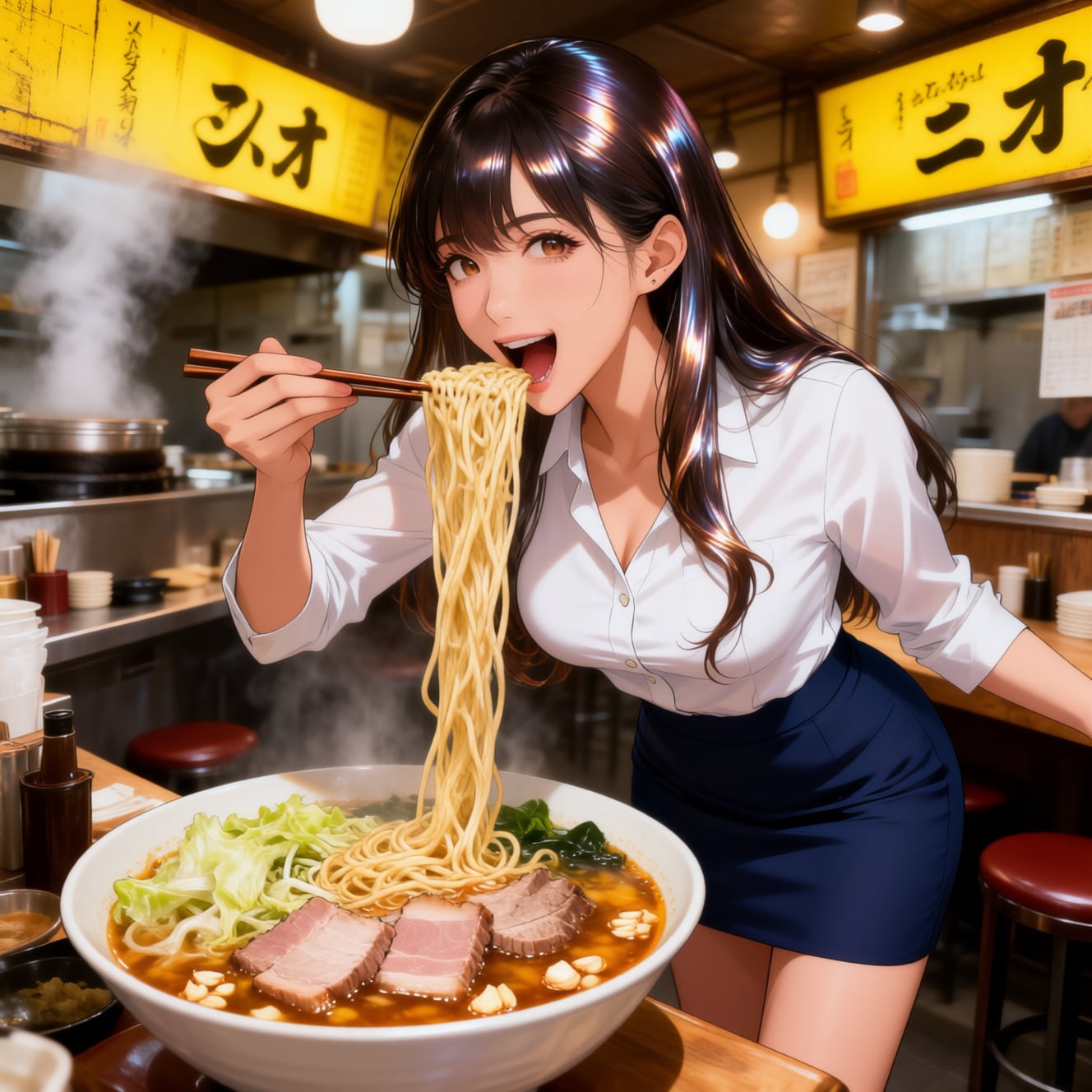 QIE2511でラーメン