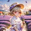 lavender lolita dress 3枚目
