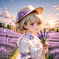 lavender lolita dress 4枚目
