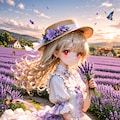 lavender lolita dress 2枚目