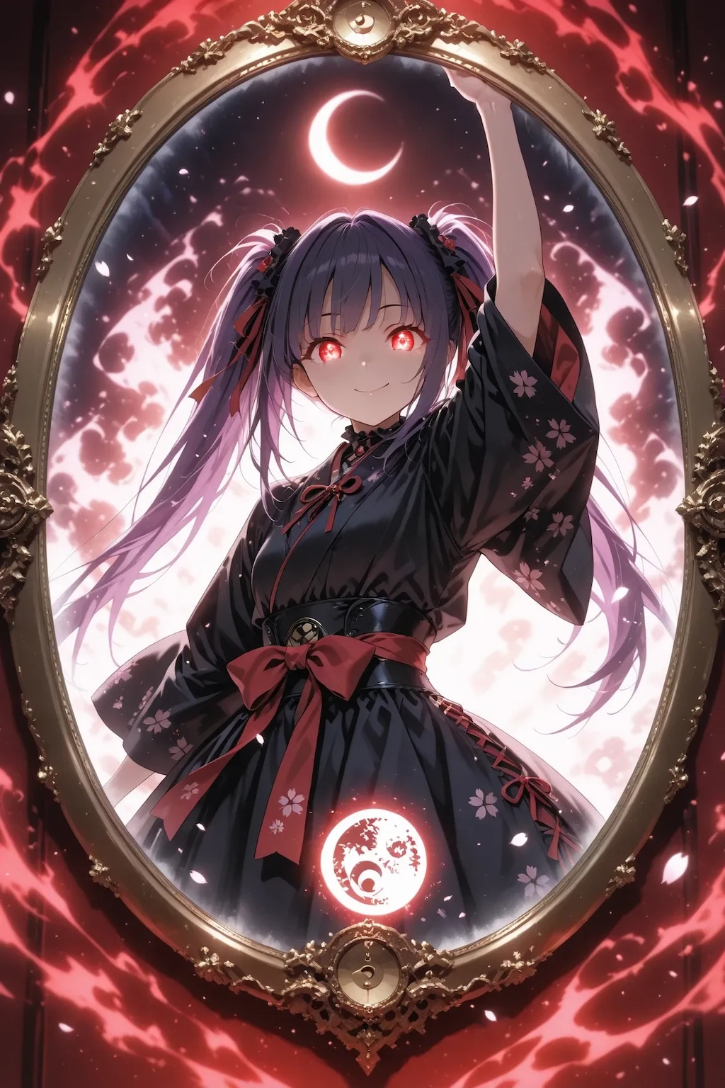 鏡の中の世界の梨子