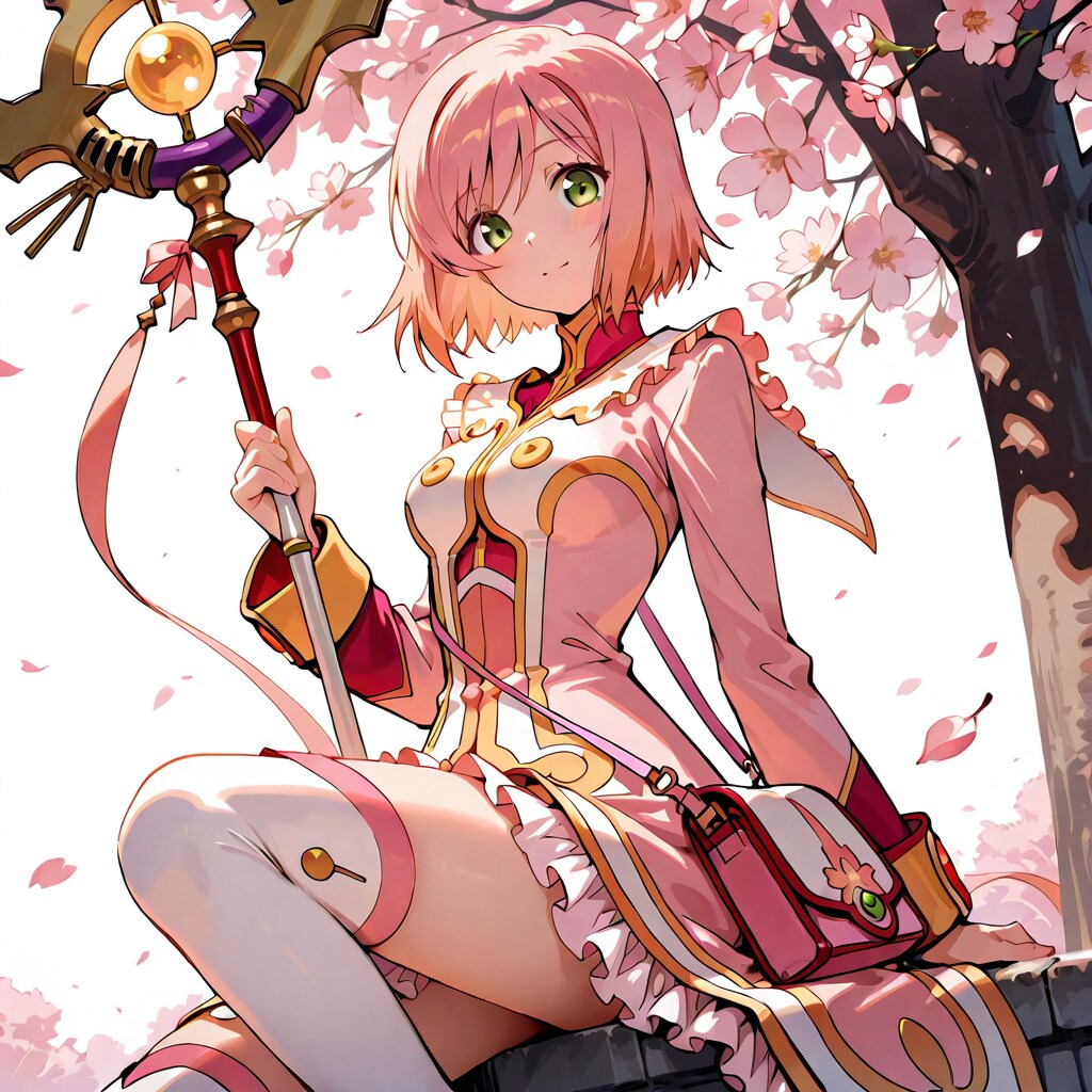 桜の木の下のエステル、