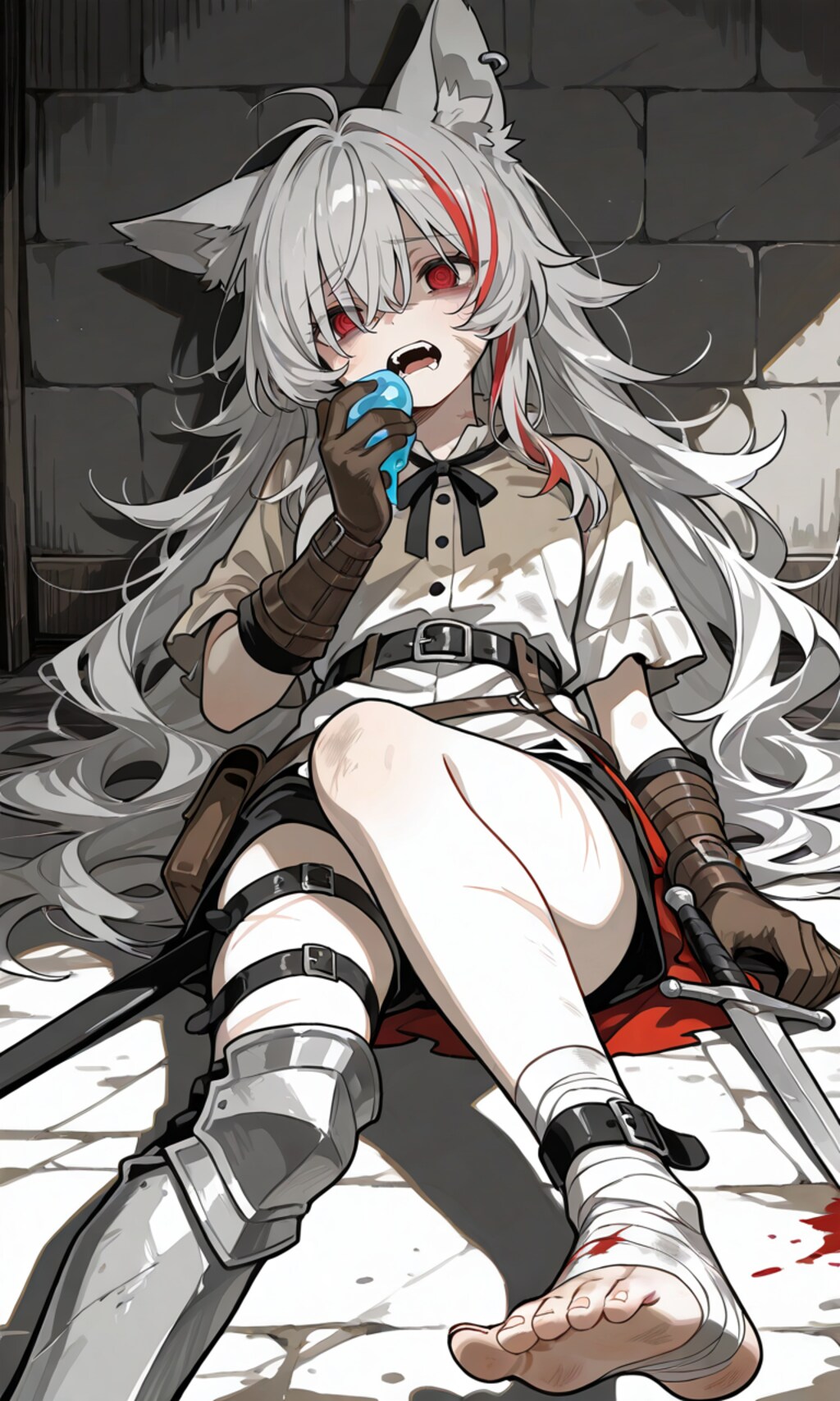 ダンジョンで行き倒れ