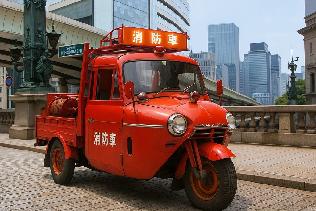 東洋工業　マツダオート三輪消防車