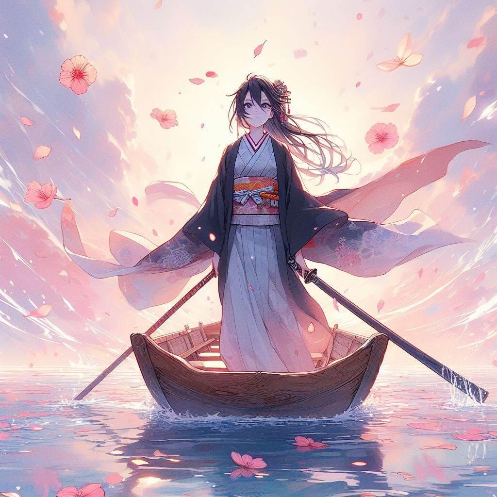 黒髪の女侍さん１３２