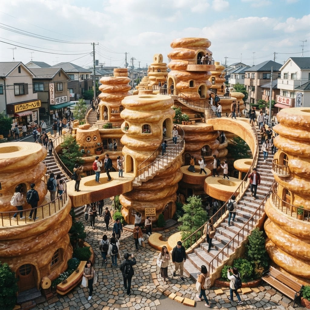 バウムクーヘンのある風景