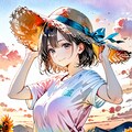 夏「ひまわり」 2枚目