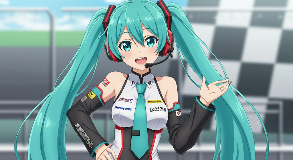 Panasonicレーシングスーツ初音ミク
