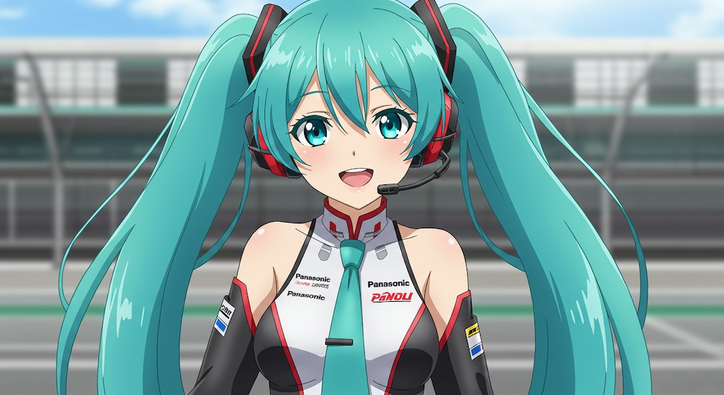 Panasonicレーシングスーツ初音ミク