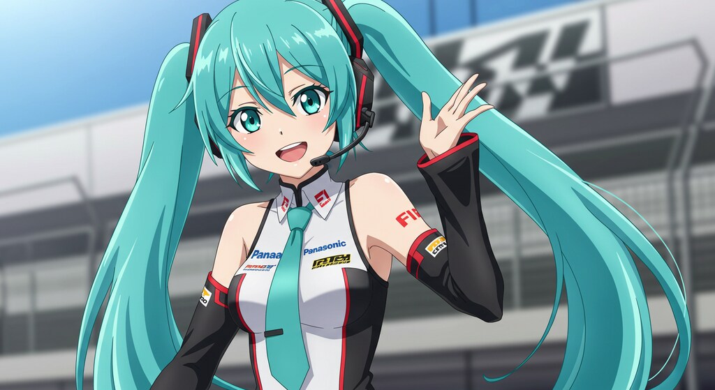 Panasonicレーシングスーツ初音ミク