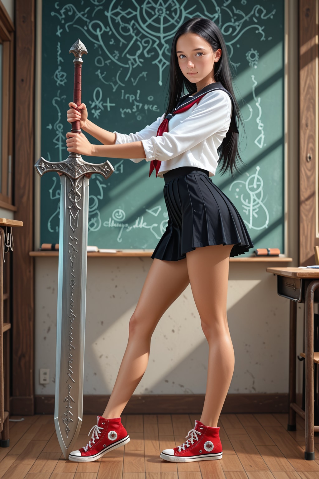 セーラー服剣士たち