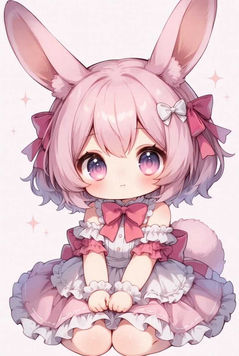 夢見るピンクのラビちゃん | の人気AIイラスト・グラビア