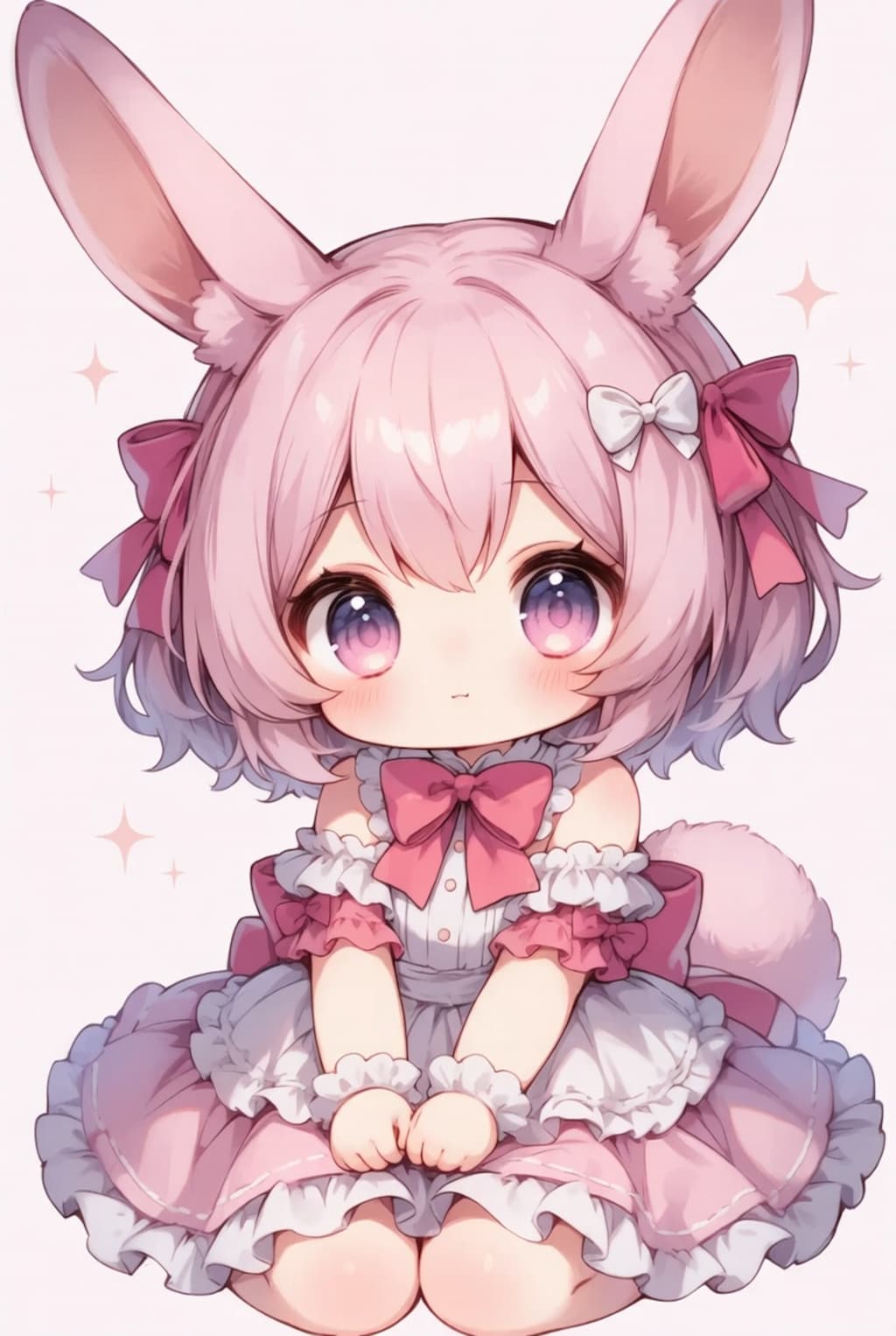 夢見るピンクのラビちゃん