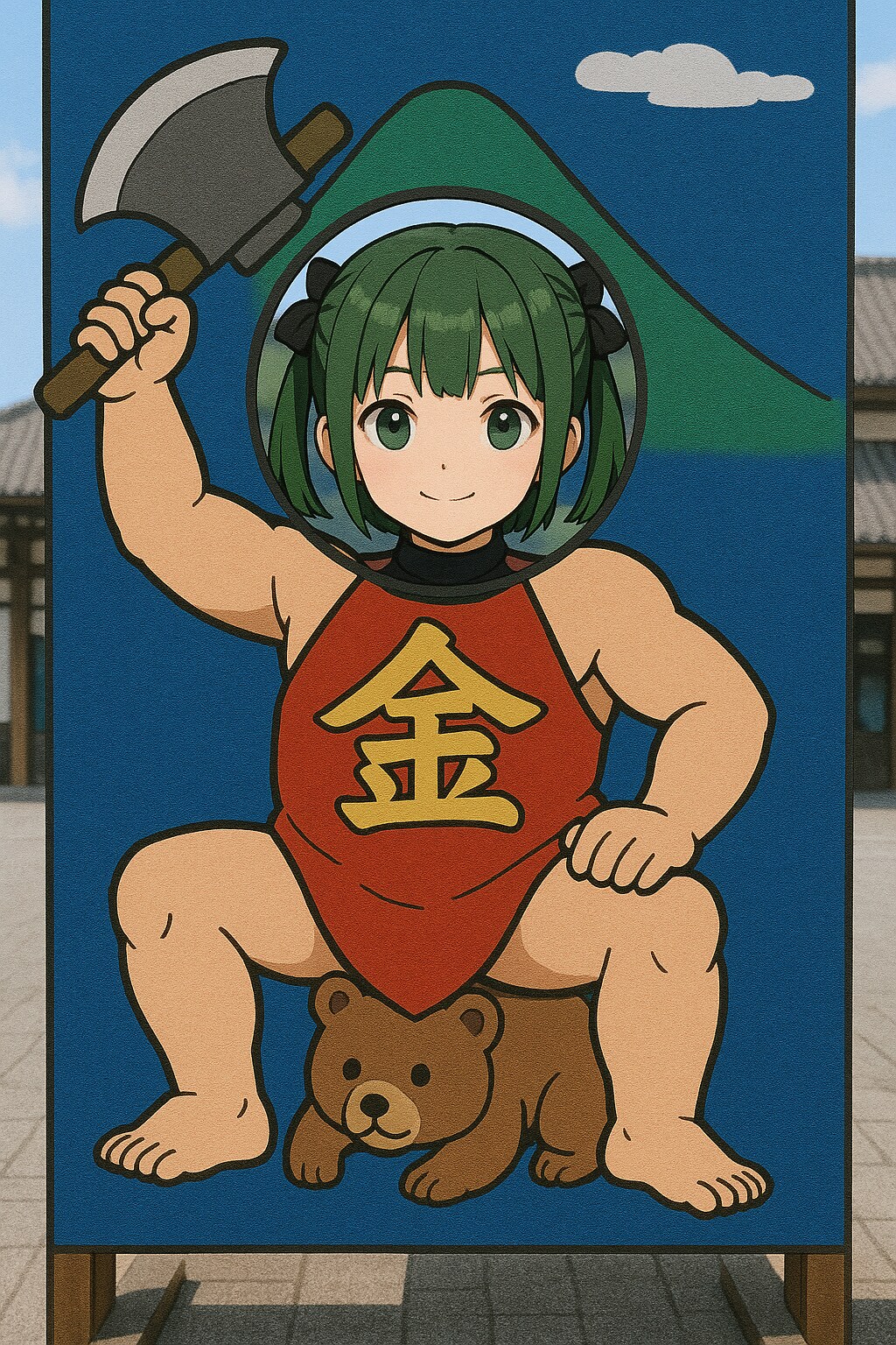 旅行をする ちよるちゃん