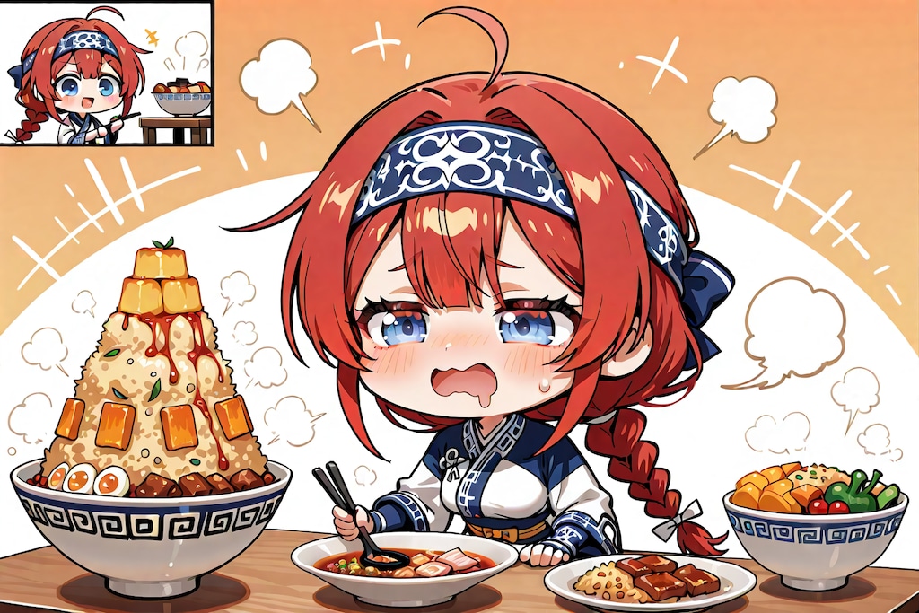 ラーメンの上にチャーハンを乗っけるんじゃありません！