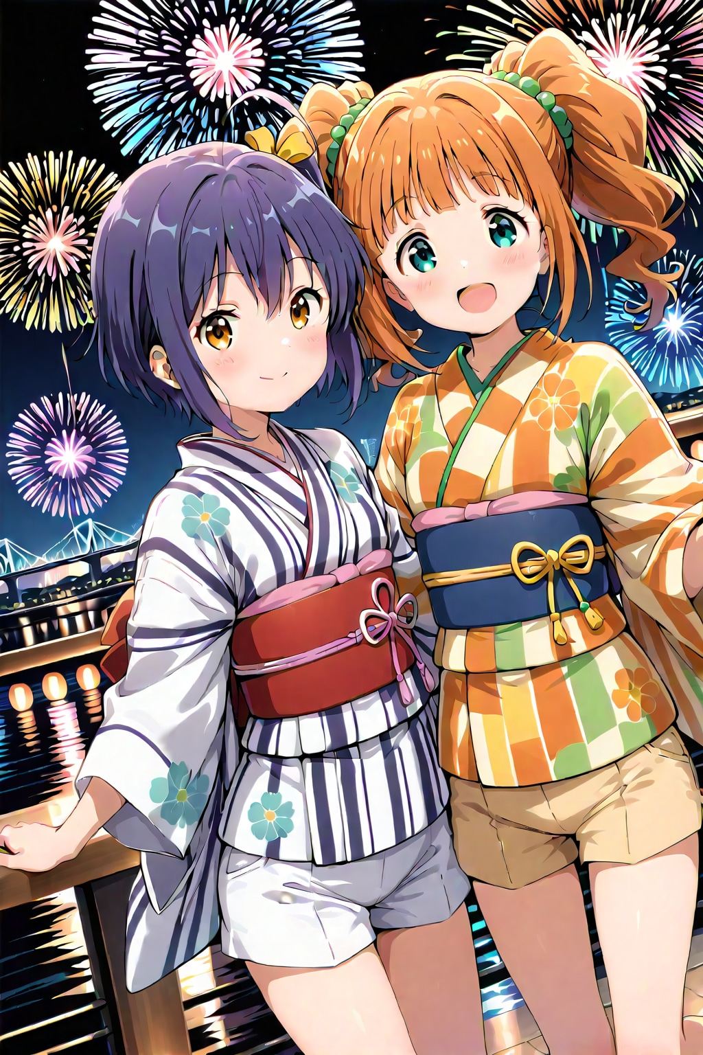花火大会①（高槻やよい☓小鳥遊六花）