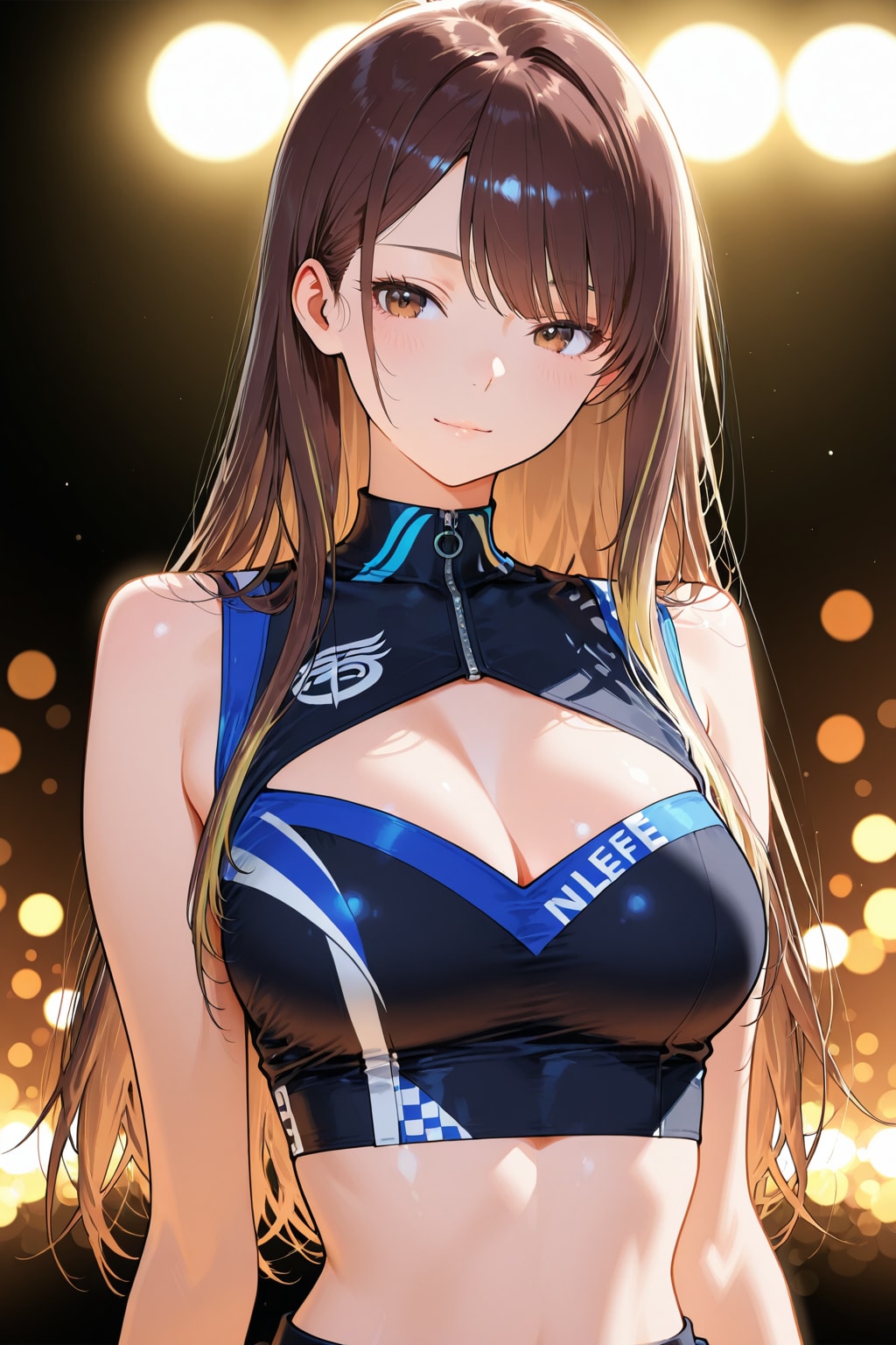 elegant model pose