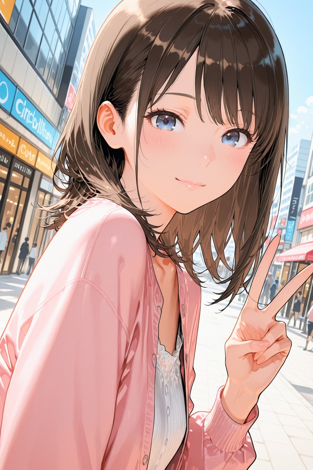 街で見かけた女の子