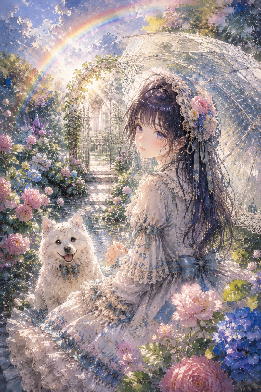 色彩が息づく花園