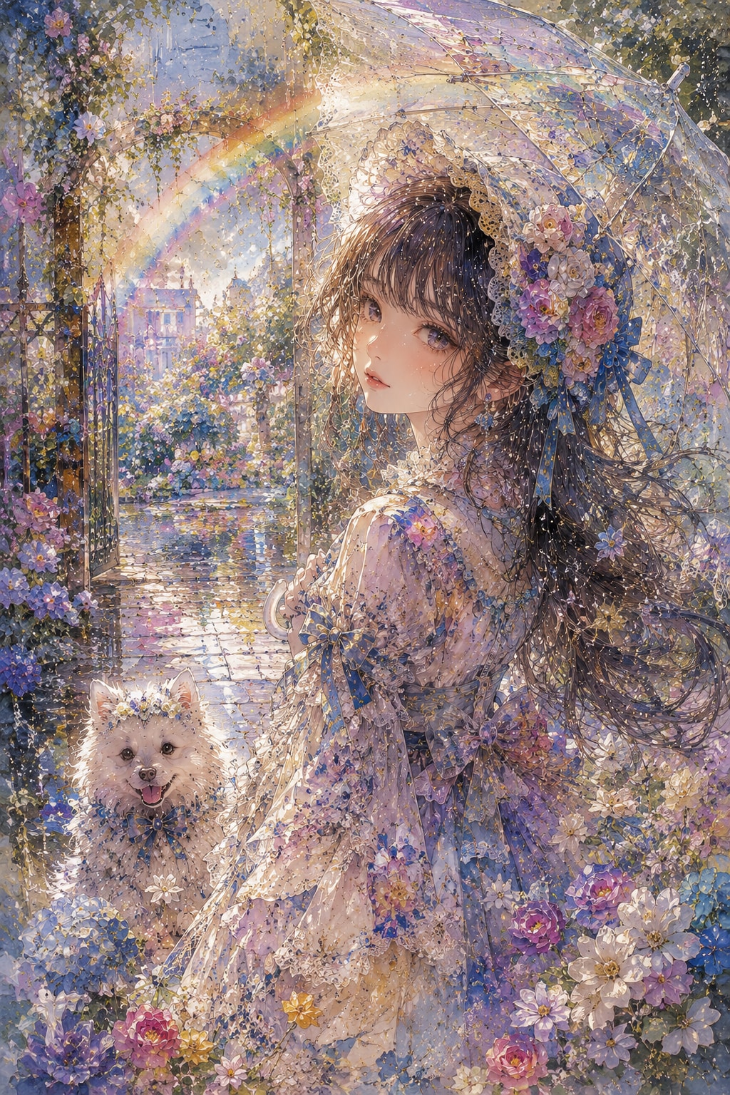 色彩が息づく花園