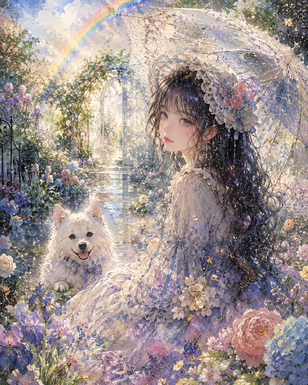 色彩が息づく花園