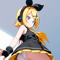 SOUR式鏡音リンがローアングルパンチラ 7枚目