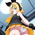 SOUR式鏡音リンがローアングルパンチラ 9枚目