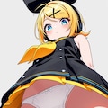 SOUR式鏡音リンがローアングルパンチラ 2枚目