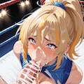 女子プロレス01_顔射 10枚目