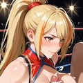 女子プロレス01_顔射 2枚目
