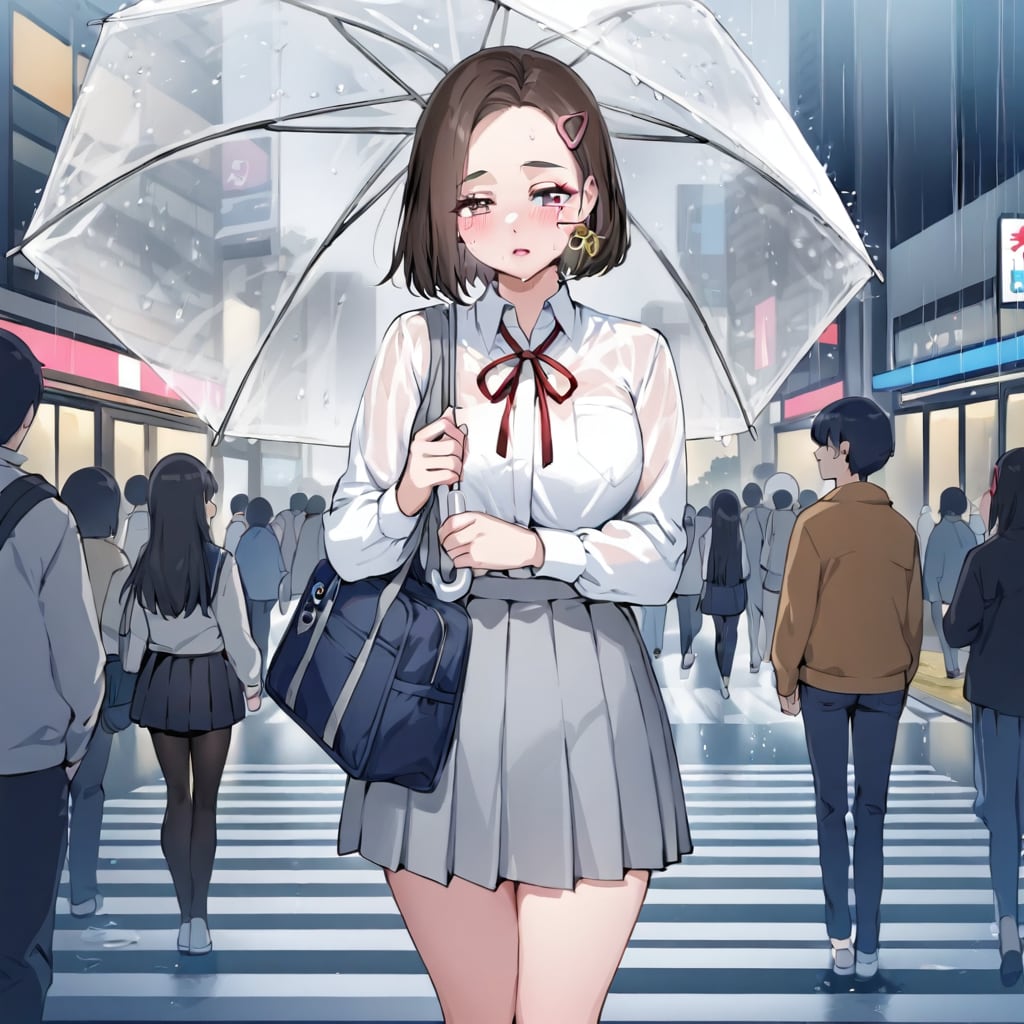 ゲリラ豪雨に降られて