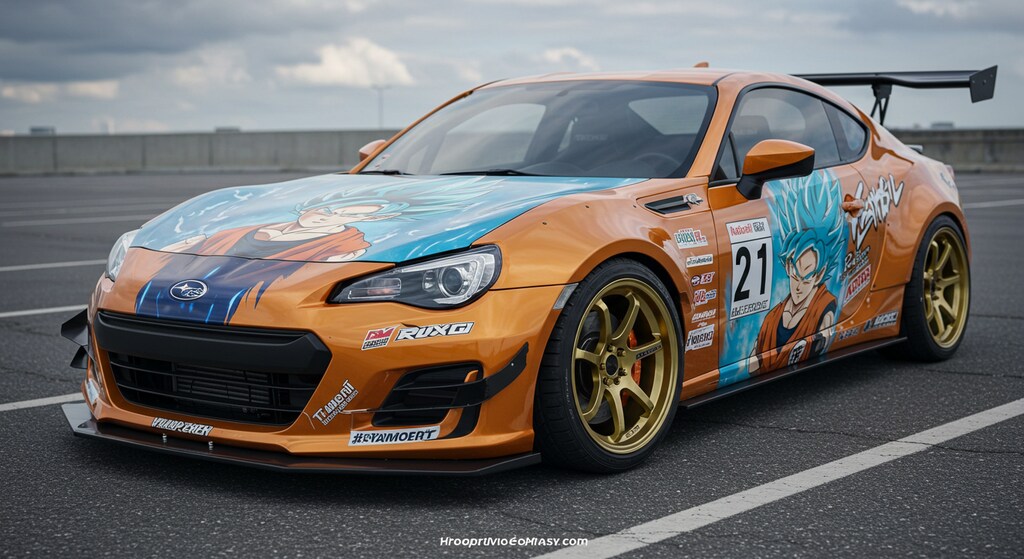 ドラゴンボール痛車BRZ