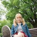 金髪ツインテールさん ー公園でー 2枚目