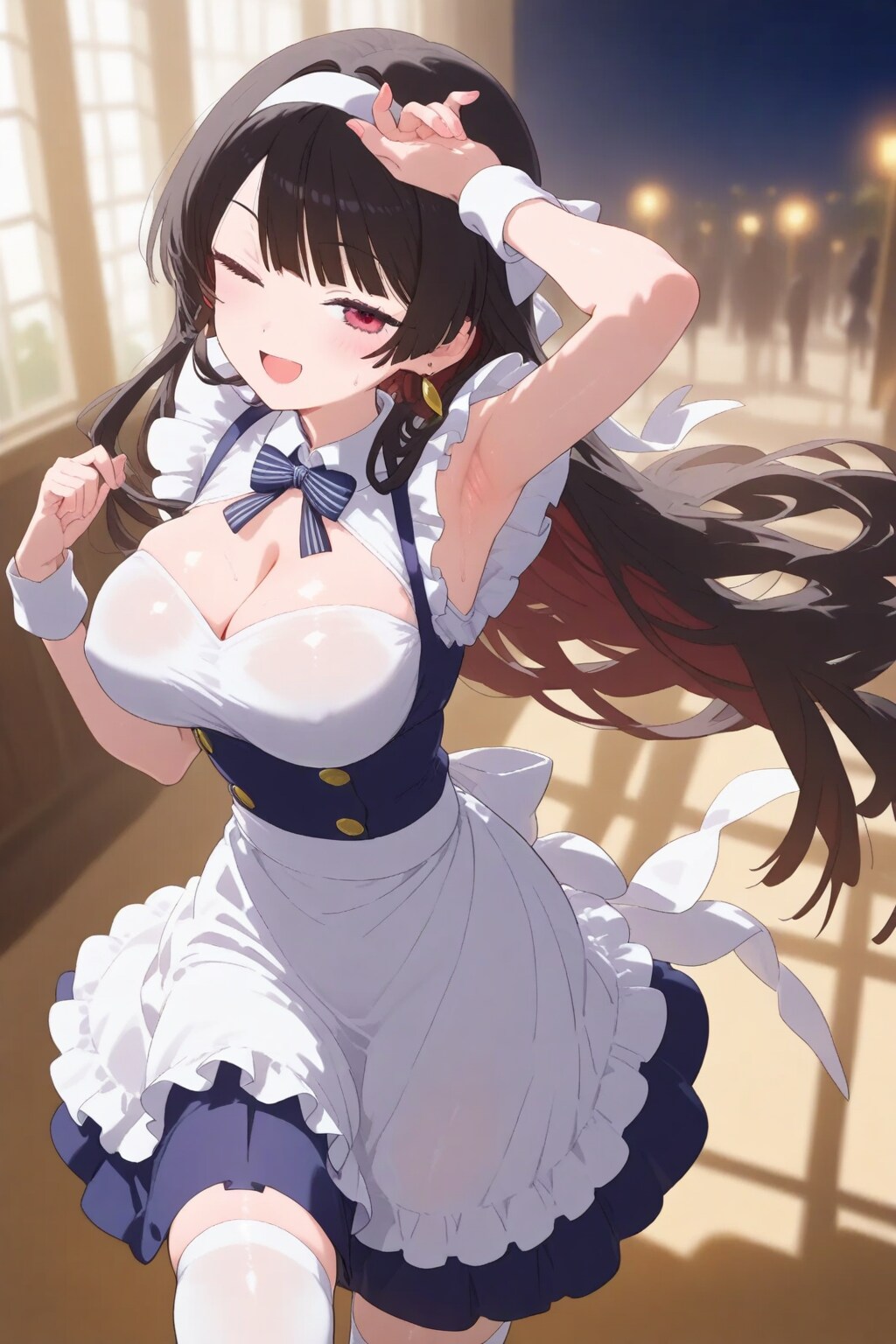 脇を見せてやる！