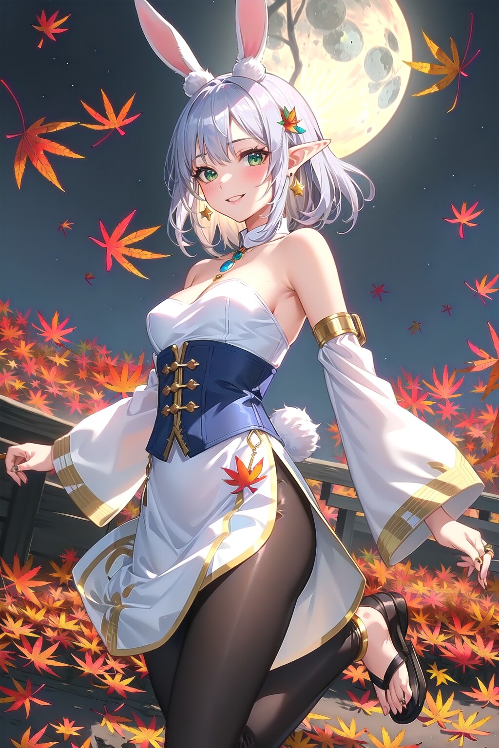 エルフの若奥様の中秋の名月