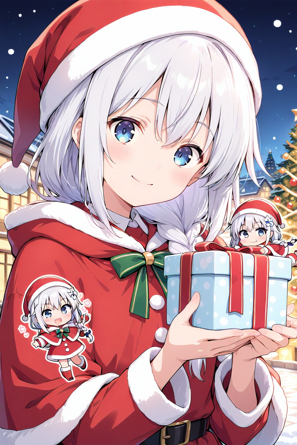 友達のちびサンタ