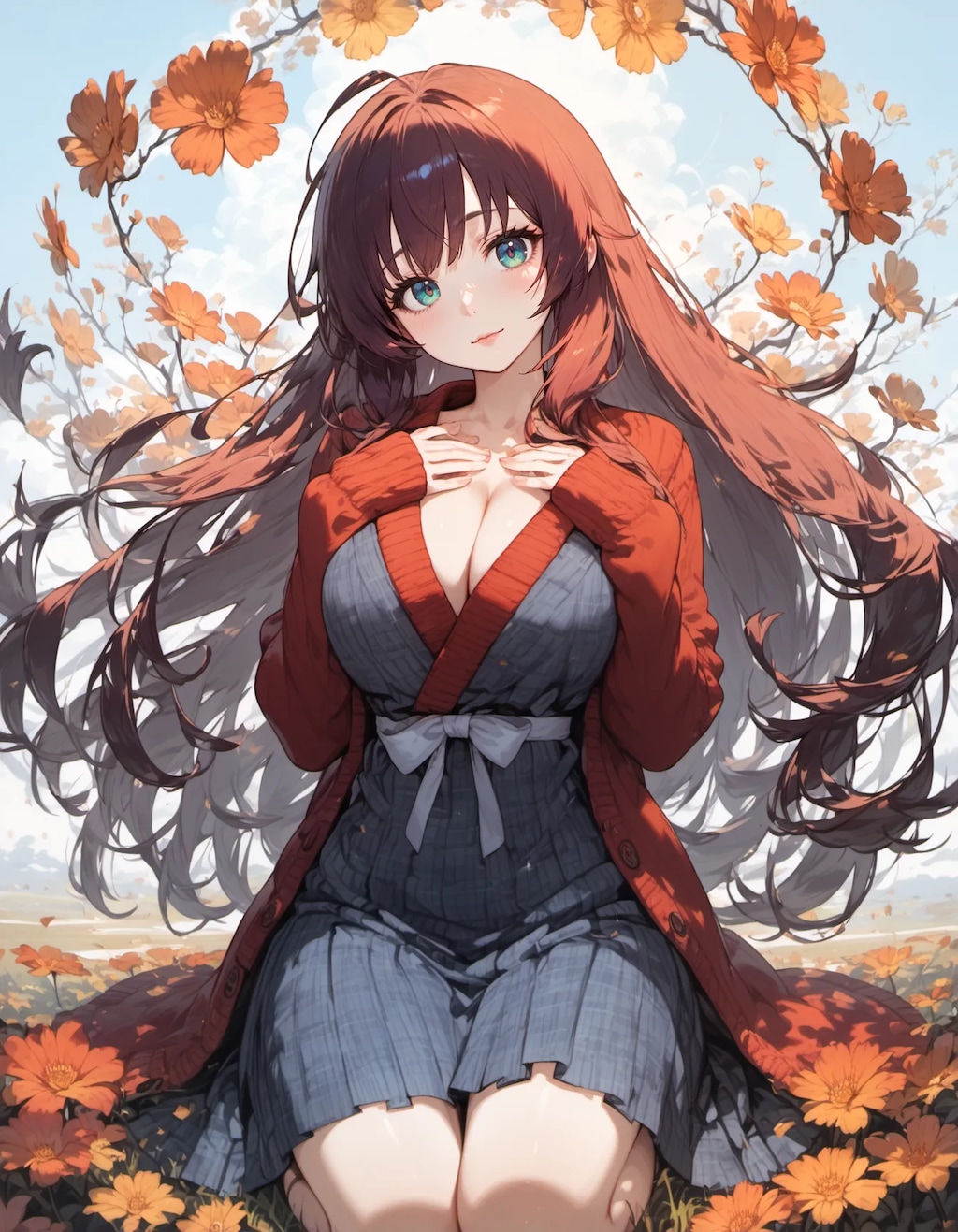 Autumn Flower Bed Beauty